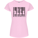 Chess Barcode Player Womens Petite Cut T-Shirt Light Pink
