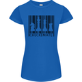 Chess Barcode Player Womens Petite Cut T-Shirt Royal Blue