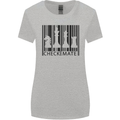 Chess Barcode Player Womens Wider Cut T-Shirt Sports Grey