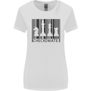 Chess Barcode Player Womens Wider Cut T-Shirt White
