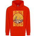 Chess Battlefield Funny Childrens Kids Hoodie Bright Red