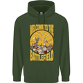 Chess Battlefield Funny Childrens Kids Hoodie Forest Green