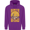 Chess Battlefield Funny Childrens Kids Hoodie Purple