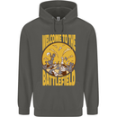 Chess Battlefield Funny Childrens Kids Hoodie Storm Grey