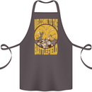 Chess Battlefield Funny Cotton Apron 100% Organic Dark Grey