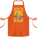 Chess Battlefield Funny Cotton Apron 100% Organic Orange