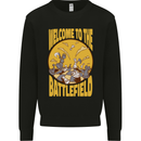 Chess Battlefield Funny Kids Sweatshirt Jumper Black