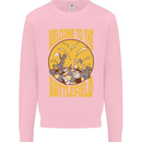 Chess Battlefield Funny Kids Sweatshirt Jumper Light Pink