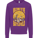 Chess Battlefield Funny Kids Sweatshirt Jumper Purple
