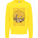 Chess Battlefield Funny Kids Sweatshirt Jumper Yellow