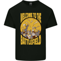 Chess Battlefield Funny Kids T-Shirt Childrens Black