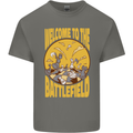Chess Battlefield Funny Kids T-Shirt Childrens Charcoal
