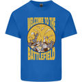 Chess Battlefield Funny Kids T-Shirt Childrens Royal Blue