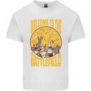 Chess Battlefield Funny Kids T-Shirt Childrens White