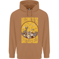 Chess Battlefield Funny Mens 80% Cotton Hoodie Caramel Latte