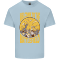 Chess Battlefield Funny Mens Cotton T-Shirt Tee Top Light Blue
