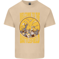 Chess Battlefield Funny Mens Cotton T-Shirt Tee Top Sand
