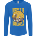 Chess Battlefield Funny Mens Long Sleeve T-Shirt Royal Blue