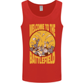 Chess Battlefield Funny Mens Vest Tank Top Red