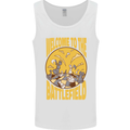 Chess Battlefield Funny Mens Vest Tank Top White