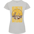 Chess Battlefield Funny Womens Petite Cut T-Shirt Sports Grey