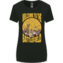Chess Battlefield Funny Womens Wider Cut T-Shirt Black