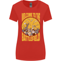 Chess Battlefield Funny Womens Wider Cut T-Shirt Red