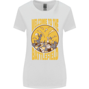 Chess Battlefield Funny Womens Wider Cut T-Shirt White