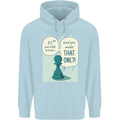 Chess Moves Funny Childrens Kids Hoodie Light Blue