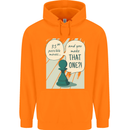 Chess Moves Funny Childrens Kids Hoodie Orange