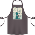 Chess Moves Funny Cotton Apron 100% Organic Dark Grey