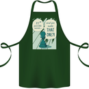 Chess Moves Funny Cotton Apron 100% Organic Forest Green