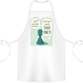 Chess Moves Funny Cotton Apron 100% Organic White