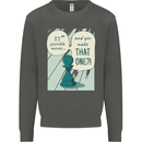 Chess Moves Funny Kids Sweatshirt Jumper Storm Grey