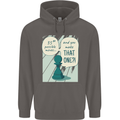 Chess Moves Funny Mens 80% Cotton Hoodie Charcoal
