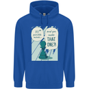 Chess Moves Funny Mens 80% Cotton Hoodie Royal Blue