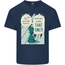 Chess Moves Funny Mens Cotton T-Shirt Tee Top Navy Blue