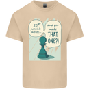 Chess Moves Funny Mens Cotton T-Shirt Tee Top Sand