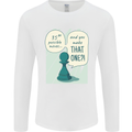 Chess Moves Funny Mens Long Sleeve T-Shirt White