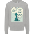 Chess Moves Funny Mens Sweatshirt Jumper Sports Grey