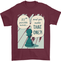 Chess Moves Funny Mens T-Shirt Cotton Gildan Maroon