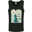 Chess Moves Funny Mens Vest Tank Top Black