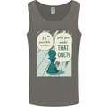 Chess Moves Funny Mens Vest Tank Top Charcoal
