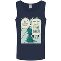 Chess Moves Funny Mens Vest Tank Top Navy Blue