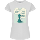 Chess Moves Funny Womens Petite Cut T-Shirt White