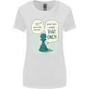 Chess Moves Funny Womens Wider Cut T-Shirt White