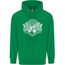 Chess Pieces Player Playing Childrens Kids Hoodie Irish Green