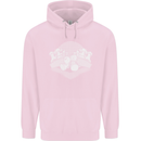 Chess Pieces Player Playing Childrens Kids Hoodie Light Pink