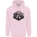 Chess Pieces Player Playing Childrens Kids Hoodie Light Pink