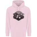 Chess Pieces Player Playing Childrens Kids Hoodie Light Pink